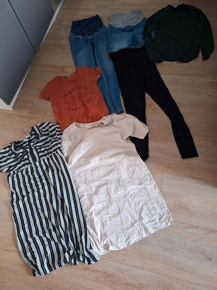 Groot pakket zwangerschapskleding maat XS/S, Kleding | Dames, Positiekleding, Zo goed als nieuw, Jurk, Ophalen of Verzenden