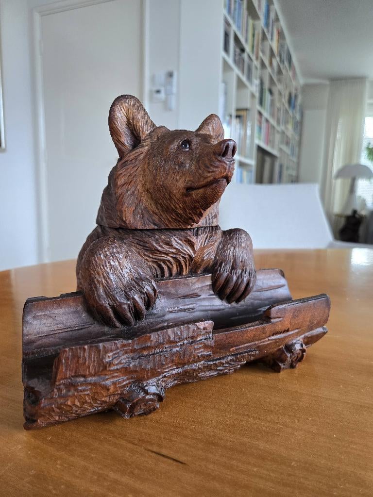 Antieke Black forest Beer, Antiek en Kunst, Ophalen of Verzenden, Handgemaakt, Hout