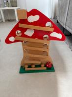 Houten paddestoel knikkerbaan met ballen, Ophalen, Zo goed als nieuw, Overige typen