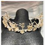 Antieke Tiara met Wasbloemen - Prachtige Bruidsaccessoire, Ophalen of Verzenden, Dames
