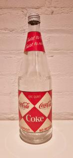 Vintage, glazen Coca-Cola met Diamond label, Ophalen of Verzenden, Gebruikt, Verpakking