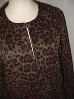 My Jewellery suedine leopard lange blazer vest jasje maat S, My Jewellery, Ophalen of Verzenden, Zo goed als nieuw, Jasje