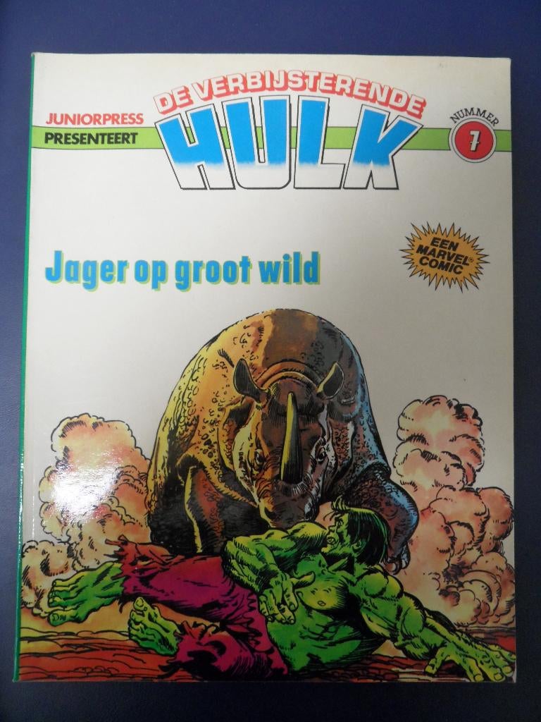 De verbijsterende Hulk. Nr 7, 10, 13, 18, 19, 21, 22en 25, Meerdere stripboeken, Ophalen of Verzenden, Gelezen