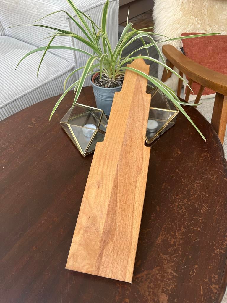 Houten snijplank - Dom Toren Utrecht, Hout, Snij-/serveerplank, Nieuw, Ophalen of Verzenden