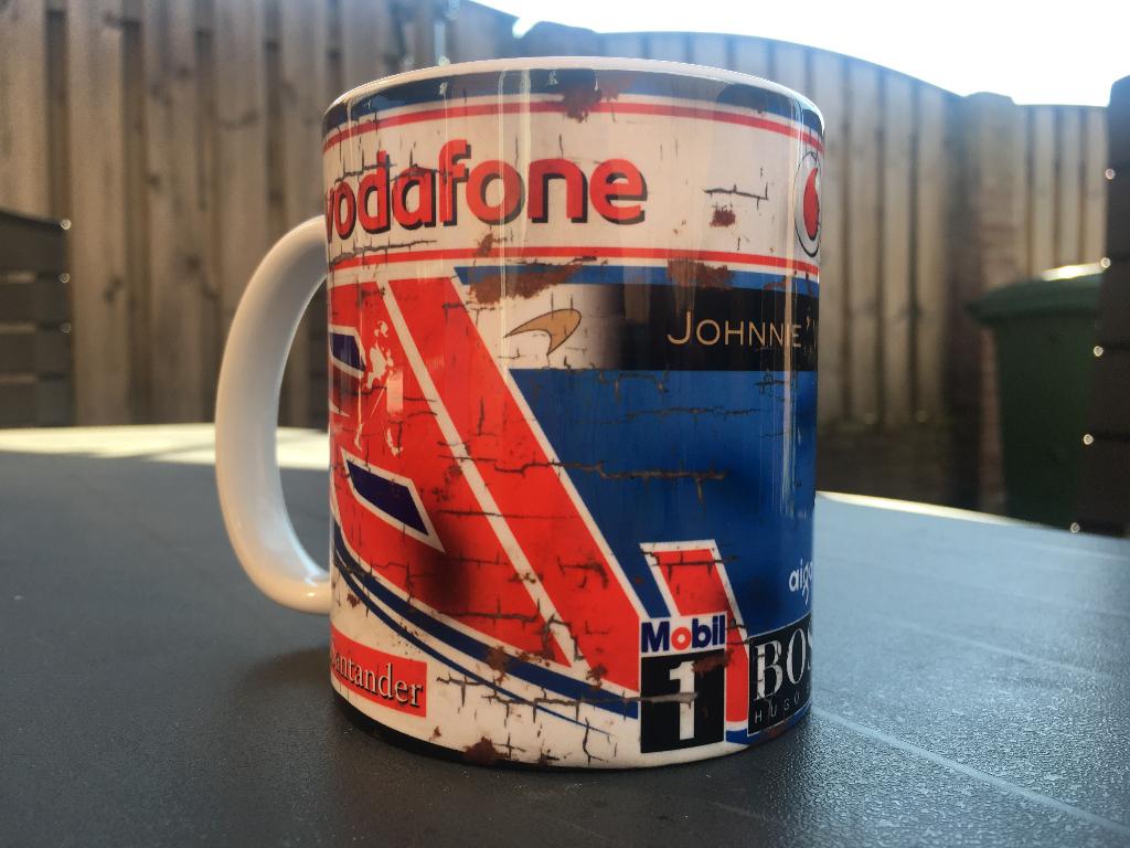 ✅ Jenson Button Helmet Honda F1 mok Vintage olie Autosport, Ophalen of Verzenden, Nieuw, Formule 1