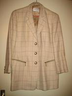 Beige blazer, 42, Basler, licht geruit, Beige, Maat 42/44 (L), Ophalen of Verzenden, Zo goed als nieuw