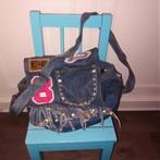 Tas van spijkerstof met versiersels, Ophalen, Gebruikt, Blauw