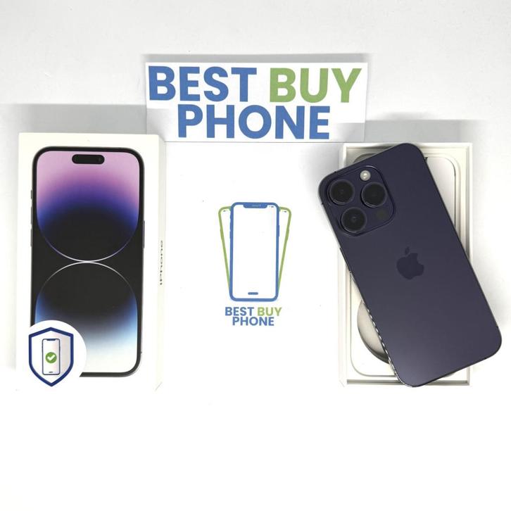 iPhone 14 Pro 256GB paars /zeer net /89% batt /garantie, Telecommunicatie, Mobiele telefoons | Apple iPhone, Zo goed als nieuw