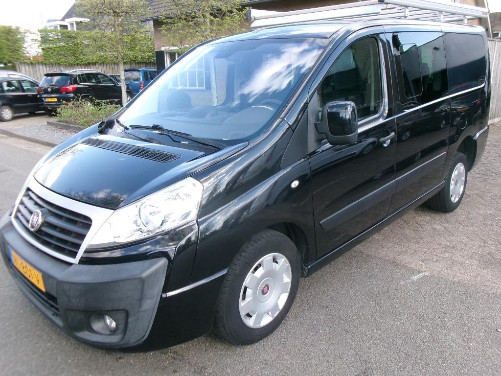 Fiat Scudo 2015 2.0 DIESEL MULTIJET, Auto's, Voorwielaandrijving, Zwart, Bedrijf, Grijs