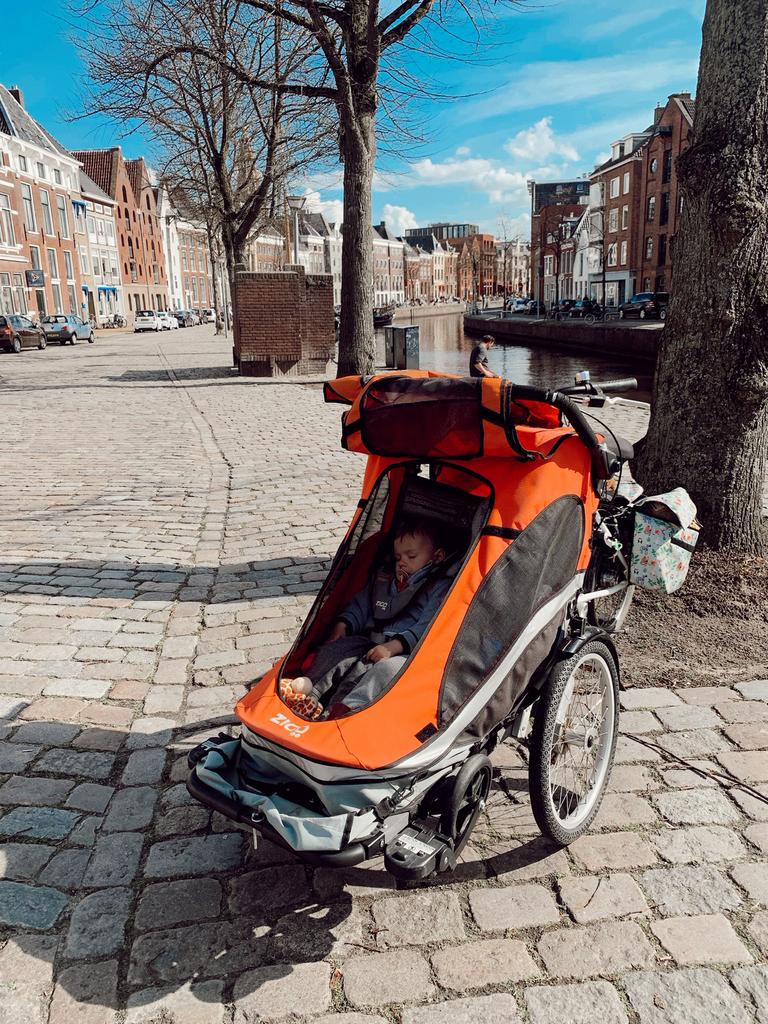 Zigo Leader 3 in 1 bakfiets, Ophalen, Gebruikt, Kinderkar, 80 kg of meer