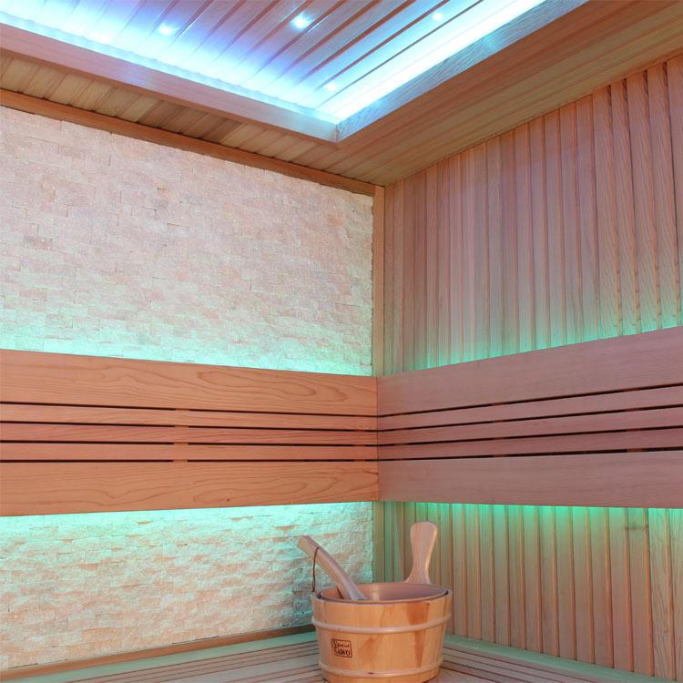 LUXE FINSE RED CEDAR SAUNA | 200X180 | 9KW | NATUURSTEEN, Sport en Fitness, Sauna, Info@inner-stillness.nl, Fins of Traditioneel