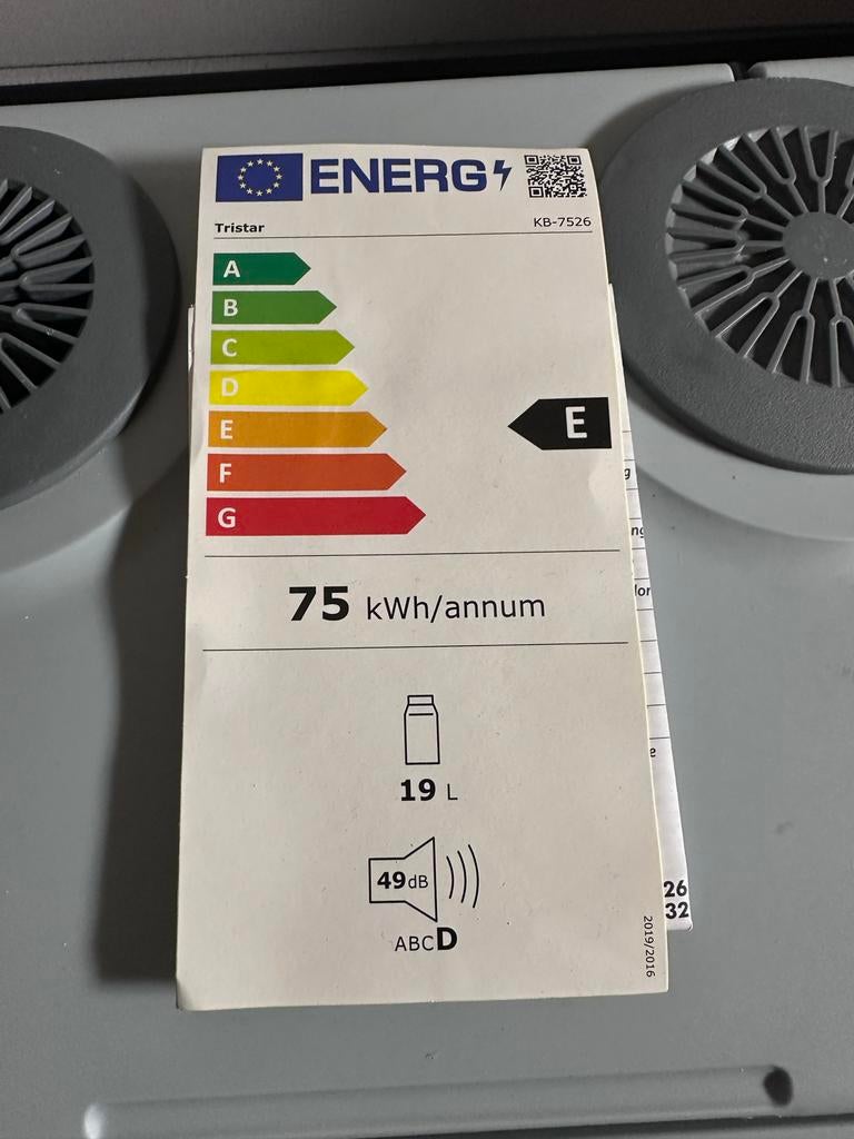 Tristar Koelbox KB-7526 - Zo goed als nieuw, Zonder vriesvak, ., Ophalen of Verzenden, .