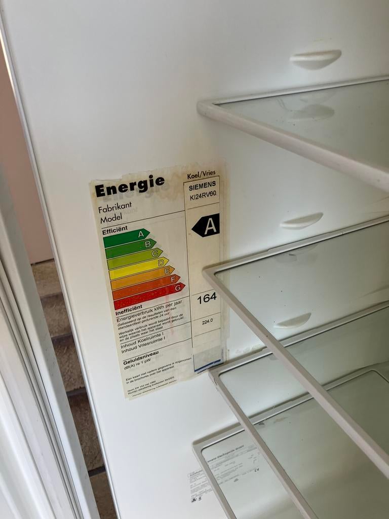 Inbouw koelkast siemens, Ophalen, 200 liter of meer, 160 cm of meer, Energieklasse A of zuiniger