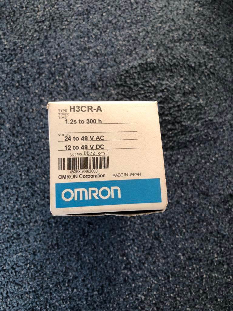 Omron H3CR-A Tijdrelais - Nieuw in doos, Hobby en Vrije tijd, Elektronica-componenten, Ophalen of Verzenden, Nieuw
