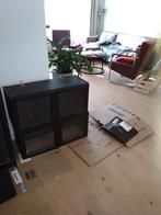 Twee bovenstukken zwartbruin voor Billy boekenkast, Ophalen