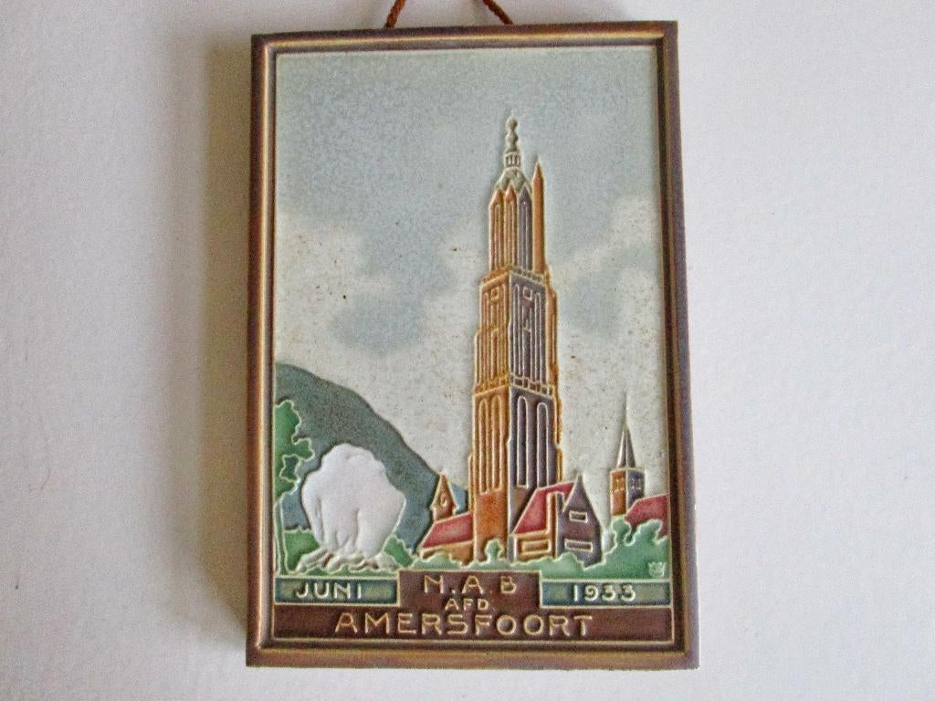 Westraven Utrecht tegel Lange Jan Amersfoort C.Boeschoten, Ophalen of Verzenden