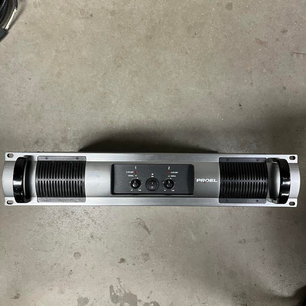 Proel HP A750 eindversterker 2x 375W @4Ohm, Ophalen, Gebruikt, Proel, Proel