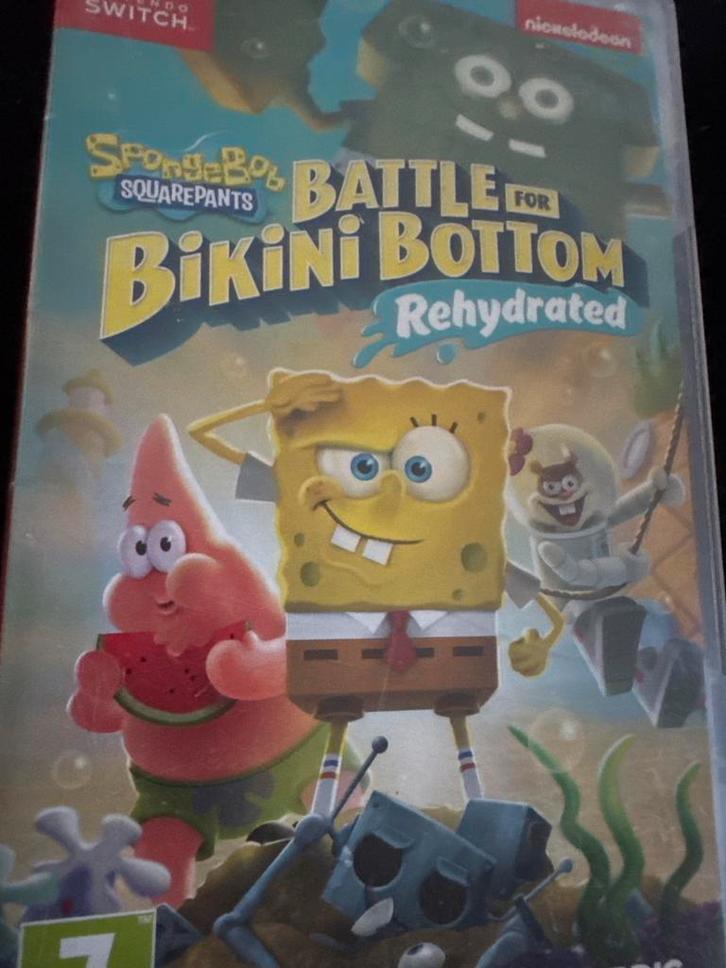 SpongeBob SquarePants: Battle for Bikini Bottom Rehydrated, Spelcomputers en Games, Games | Nintendo Switch, Gebruikt, Platform