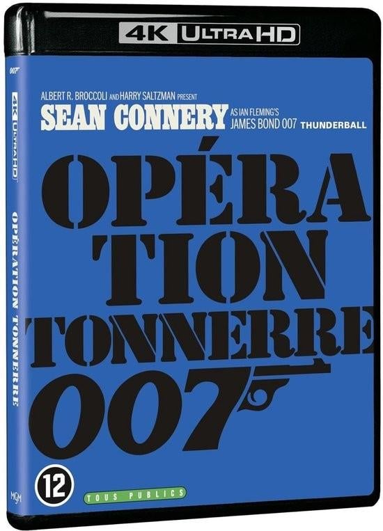 Thunderball 007 4K UHD/Ultra HD Blu-Ray NL (Geseald), Cd's en Dvd's, Blu-ray, Nieuw in verpakking, Actie, Ophalen of Verzenden