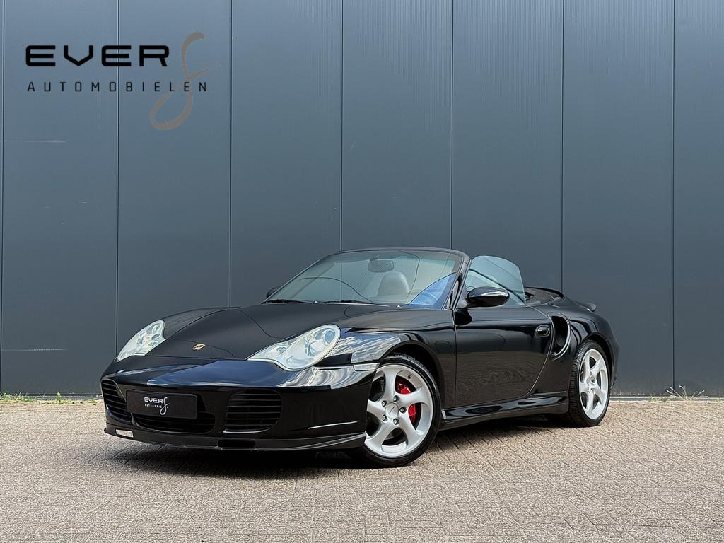 Porsche 911 Cabrio 3.6 Turbo, 420PK Bose, PSM, PCM, Memory,, Auto's, Achterwielaandrijving, Gebruikt, Zwart, Cabriolet