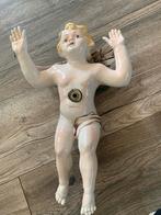 Antieke putto beeldje, Antiek en Kunst, Ophalen of Verzenden