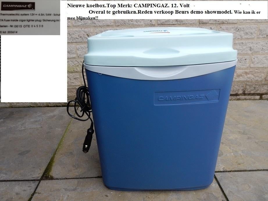 Nieuw.Koelbox.12.Volt.TopMerk:Campingaz.Elektrisch., Ophalen of Verzenden, Nieuw, Koelbox, Elektrisch