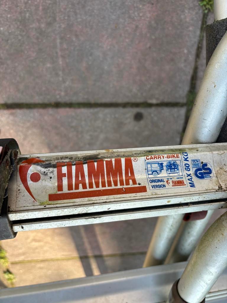 Fiamma Carry-Bike fietsendrager voor buscamper (max 60kg), Auto diversen, Fietsendragers, 3 fietsen of meer, Gebruikt, Elektrische fiets