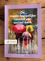 De maatschappelijke context van sociaal werk, Boeken, Ophalen of Verzenden, Gamma, Gelezen, HBO