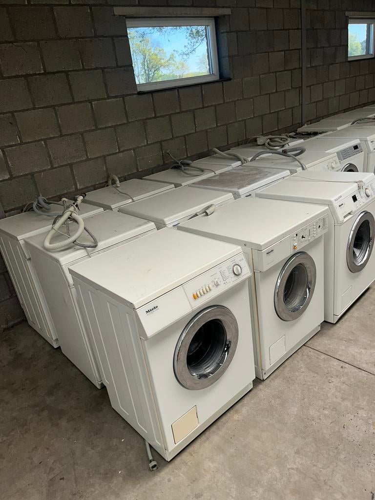 Partij miele wasmachines, Witgoed en Apparatuur, Wasmachines, Ophalen of Verzenden, Zo goed als nieuw, 1200 tot 1600 toeren, Minder dan 85 cm