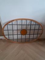 Glas in lood raam, ovaal, Gevelraam of Ruit, Minder dan 80 cm, Ophalen of Verzenden, Minder dan 80 cm