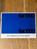 Fiat 1300 en 1500 brochure, Ophalen of Verzenden, Zo goed als nieuw, Overige merken