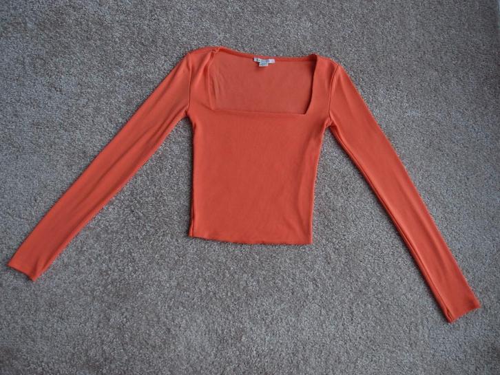 Erg mooie New Yorker meisjes dames top longsleeve XS, Kleding | Dames, Tops, Zo goed als nieuw, Maat 34 (XS) of kleiner, Oranje