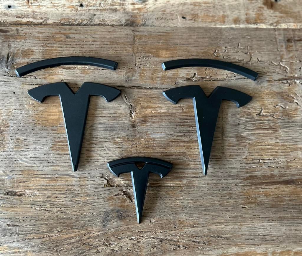 Tesla logo voor stuur, zwart, Ophalen of Verzenden, Nieuw