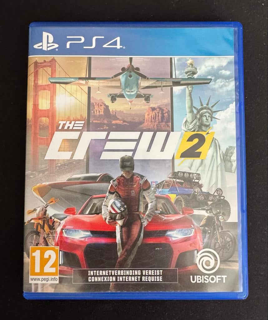 The Crew 2 PS4 game, Spelcomputers en Games, Games | Sony PlayStation 4, Online, Gebruikt, 1 speler, Racen en Vliegen