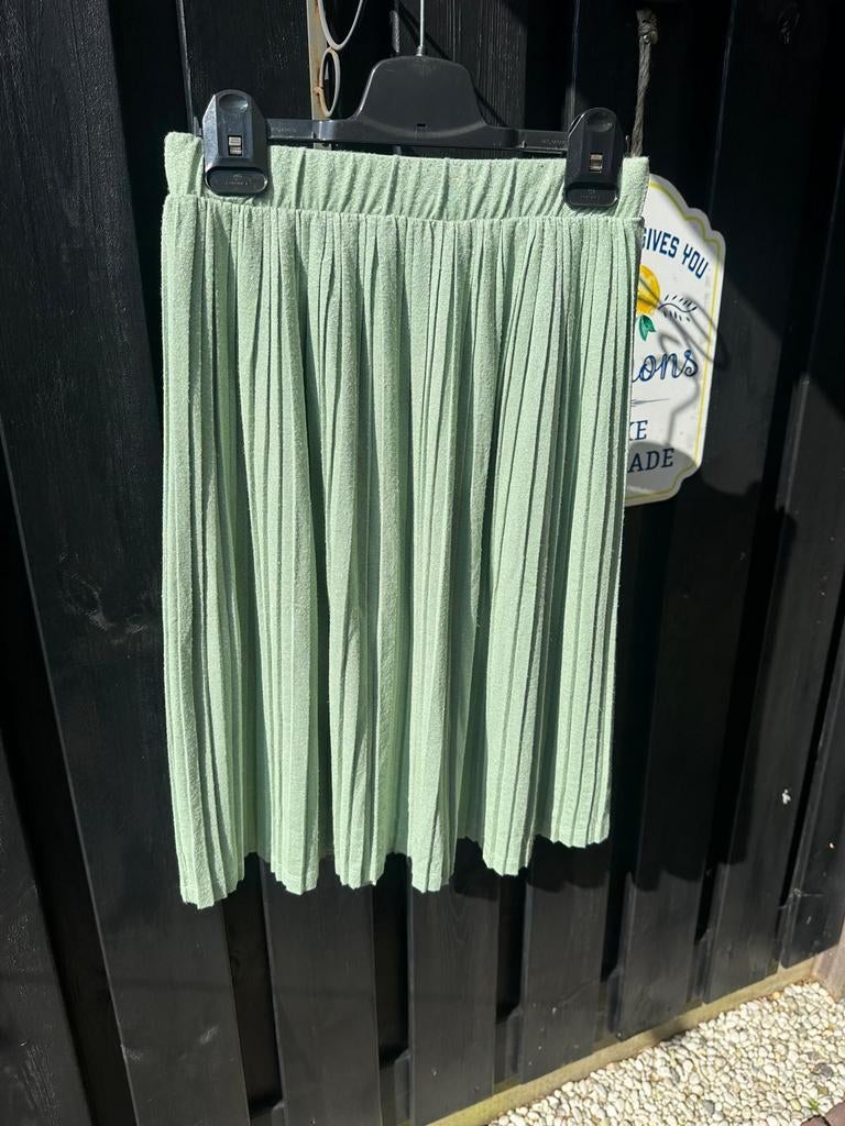 Awesome plissé rok maat 152 mint groen met glittertje, Meisje, Awesome, Ophalen of Verzenden, Zo goed als nieuw