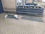 Stalen hek met poort, Ophalen, Met poort, Gebruikt, Sierhekwerk