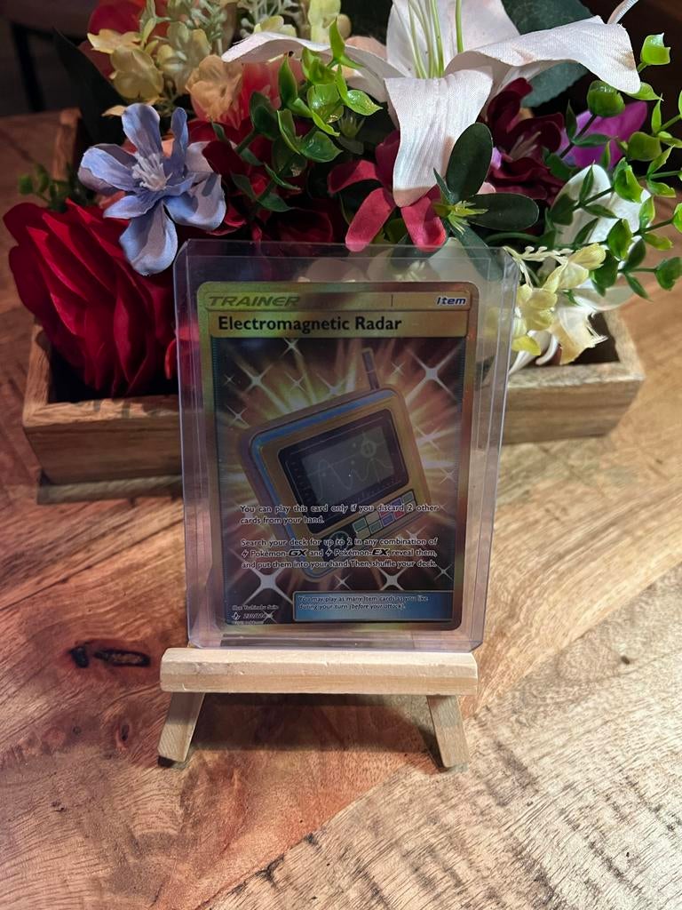 Pokémon TCG: Electromagnetic Radar Trainer Kaart 230, Ophalen of Verzenden, Zo goed als nieuw, Losse kaart, Foil