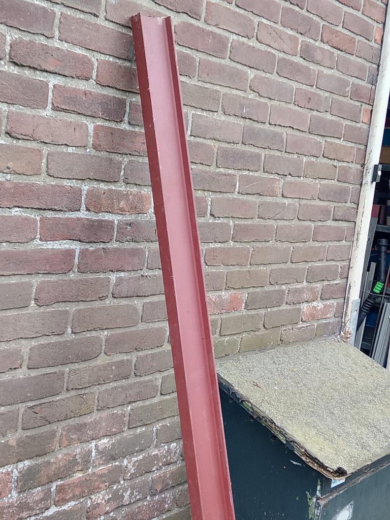 Stalen balk  BELVAL PN8.  4 x 8cm x 2 meter, Ophalen, Zo goed als nieuw