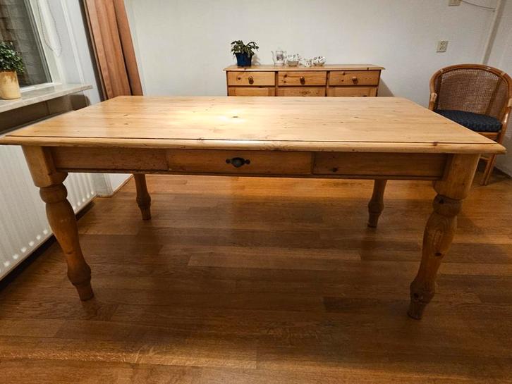 keukentafel, Huis en Inrichting, Tafels | Eettafels, Gebruikt, Vier personen, Rechthoekig, Ophalen