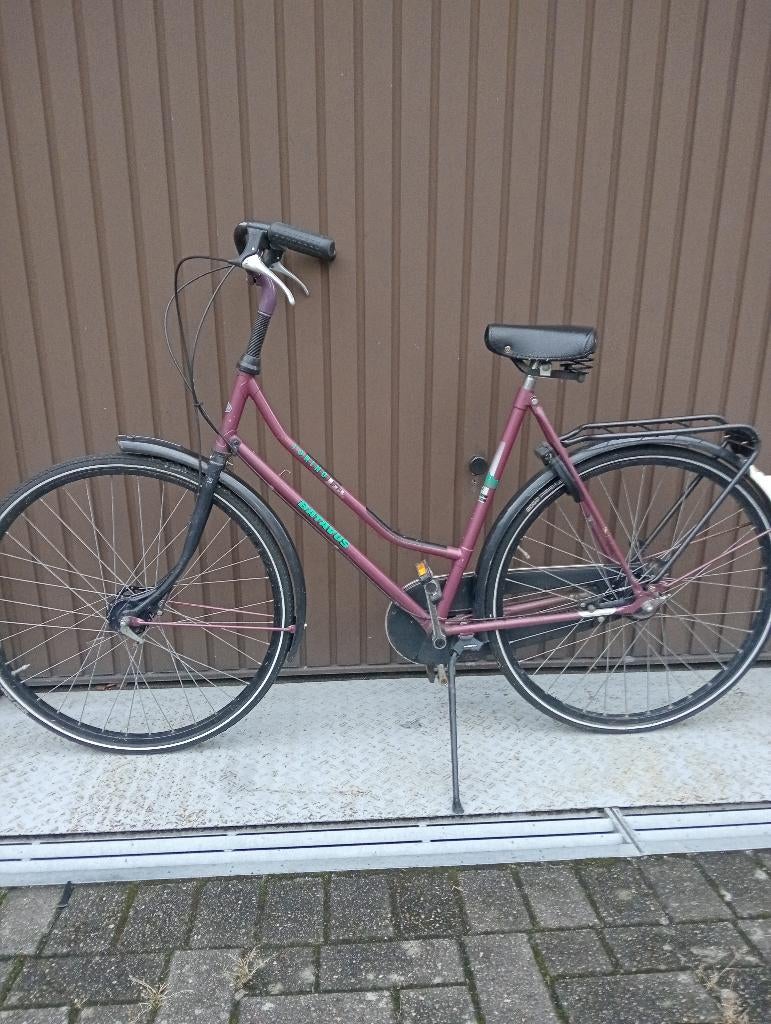 Dames fiets Batavus, Ophalen, Gebruikt, Velgrem, 47 tot 50 cm