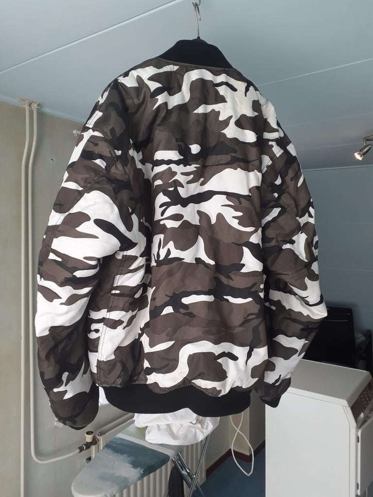 Camouflage jack, Kleding | Heren, Jassen | Winter, Ophalen of Verzenden, Gedragen, Overige maten, Groen