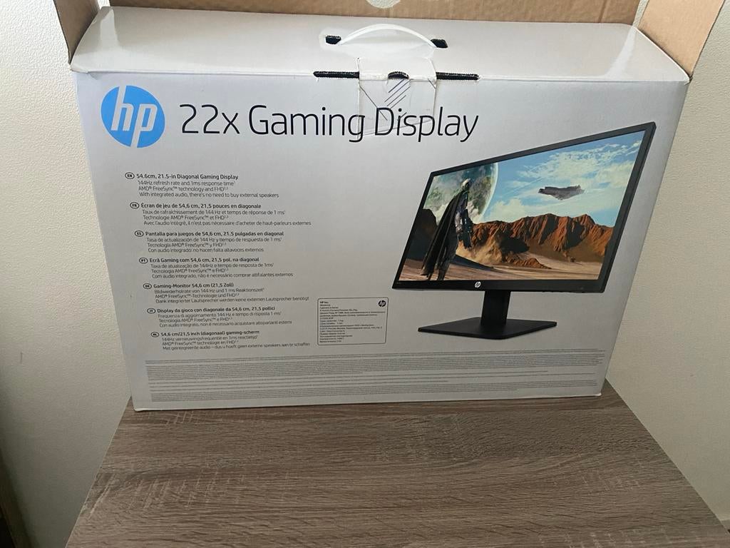 HP 22x Gaming Display - Full HD Monitor (21.5 inch), Computers en Software, Monitoren, Gaming, HDMI, 101 t/m 150 Hz, Full HD