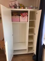 Witte IKEA kast met planken en hangruimte, Ophalen, Gebruikt, 50 tot 100 cm, 150 tot 200 cm