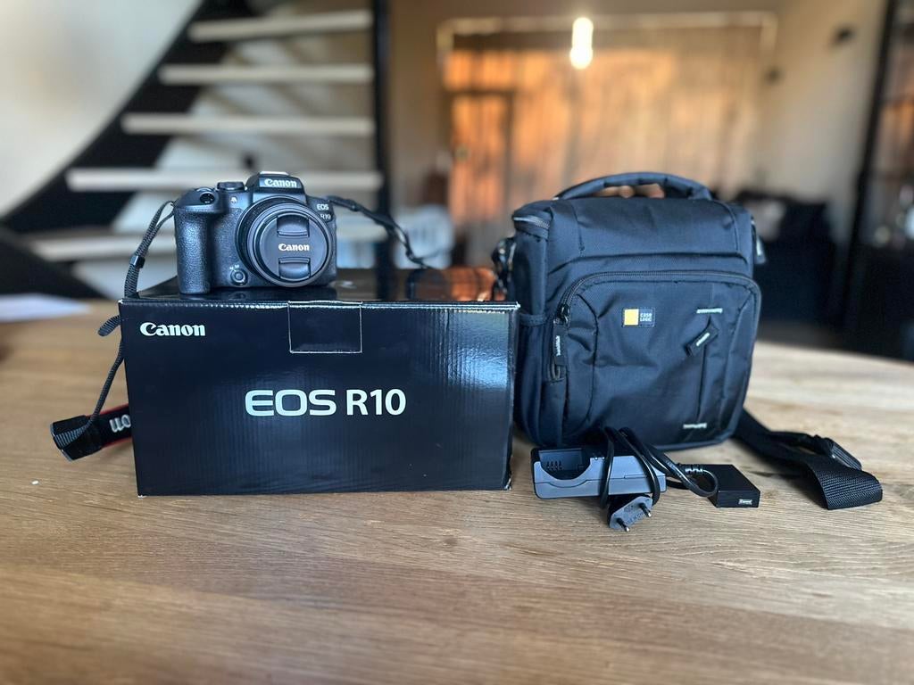Canon EOS R10, Audio, Tv en Foto, Fotocamera's Digitaal, Ophalen, Canon, Compact, Zo goed als nieuw