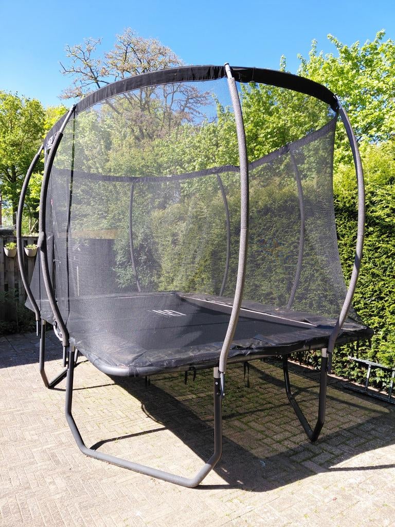 Senz sport trampoline 244 x 366, nog geen 2 jaar oud, Ophalen