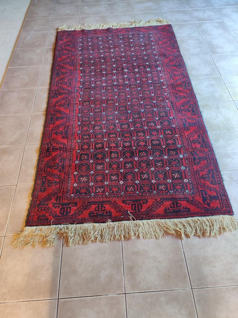 Prachtig Perzisch Tafelkleed - Handgeweven Design, Huis en Inrichting, Stoffering | Tapijten en Kleden, Gebruikt, 100 tot 150 cm