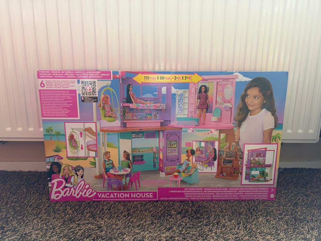 Barbie vakantiehuis (nieuw in doos), Ophalen of Verzenden, Nieuw, Poppenhuis