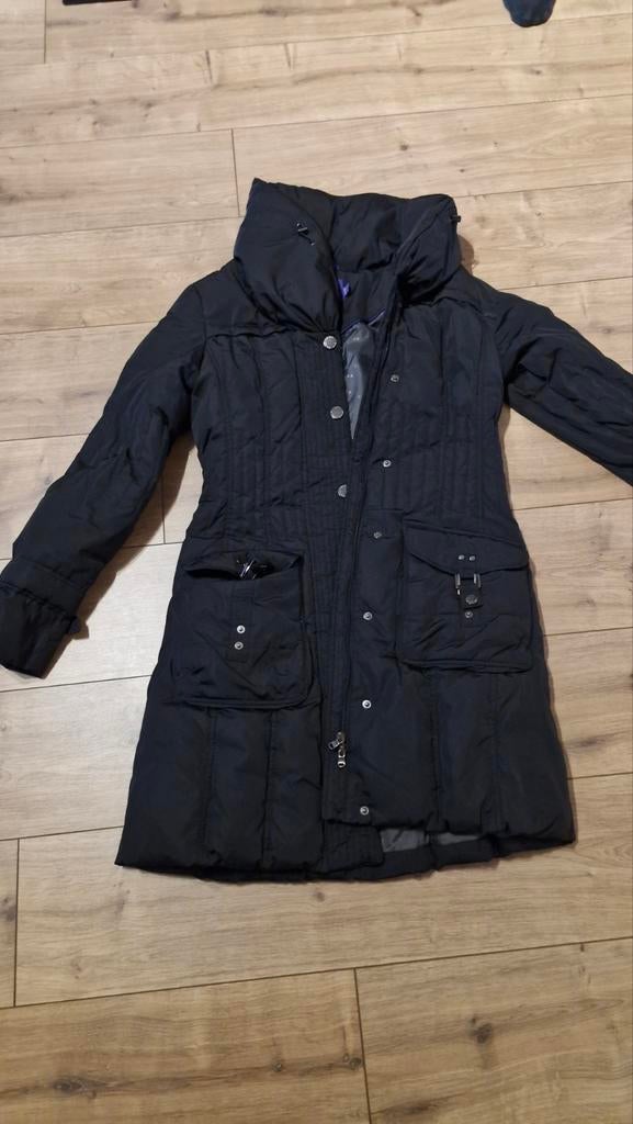 Winterjas maat 38, Ophalen of Verzenden, Zo goed als nieuw, Maat 38/40 (M), Zwart