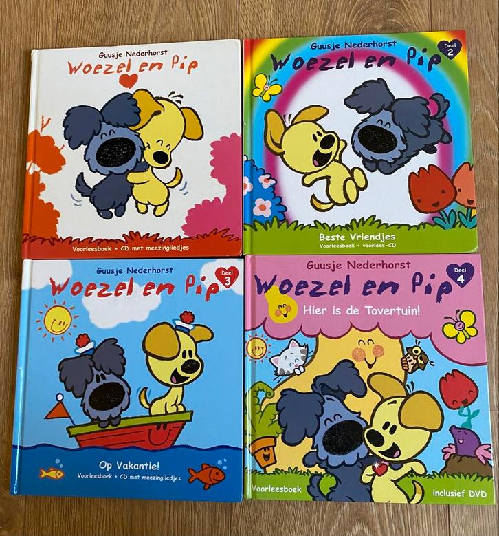 Woezel en Pip Boeken - Complete Set (4 delen), Boeken, Kinderboeken | Baby's en Peuters, Zo goed als nieuw, 2 tot 3 jaar, Ophalen of Verzenden