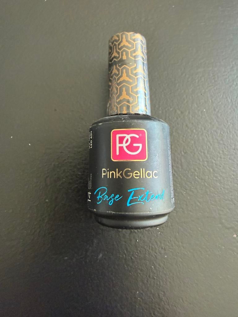 PinkGellac Base Extend, Zwart, Nieuw, Ophalen of Verzenden, Handen en Nagels